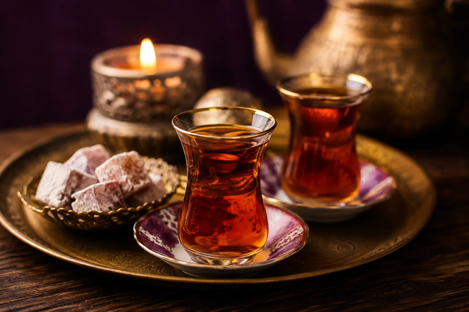 Karşılama çayı servisi — Lila Spa, Beşiktaş misafirlerine hizmet veren salon
